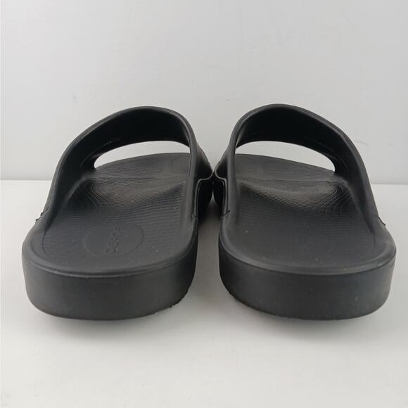 OOFOS Unisex SZ M10 W12 OOahh Slide Sandal In Black - Picture 4 of 7